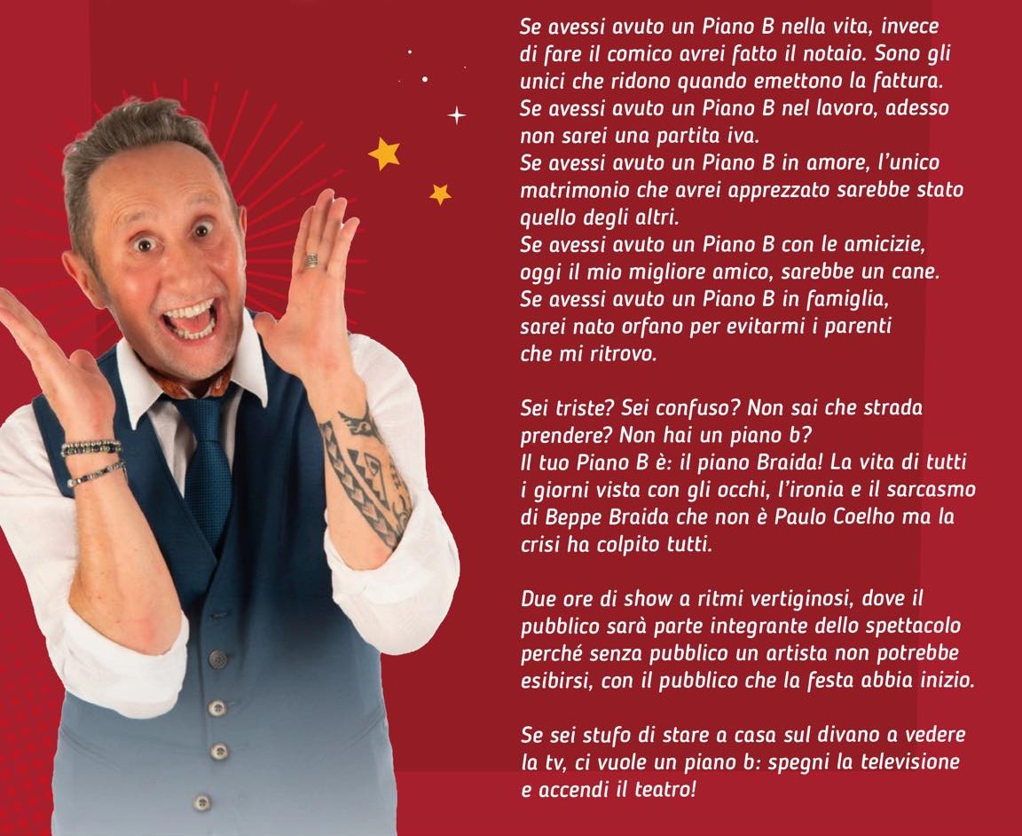 Presentazione spettacolo Braida Festival Arrisu